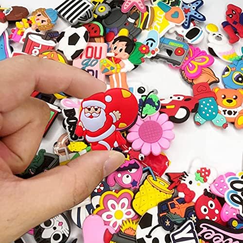 Fokelyi Shoe Charms for Clogs, 30 Pcs Cute croc charms Different Shape Shoe Decoration Charm, Shoe Decorations Accessories Charms for Clog Shoes Decorations Wristband Bracelet Party Favors