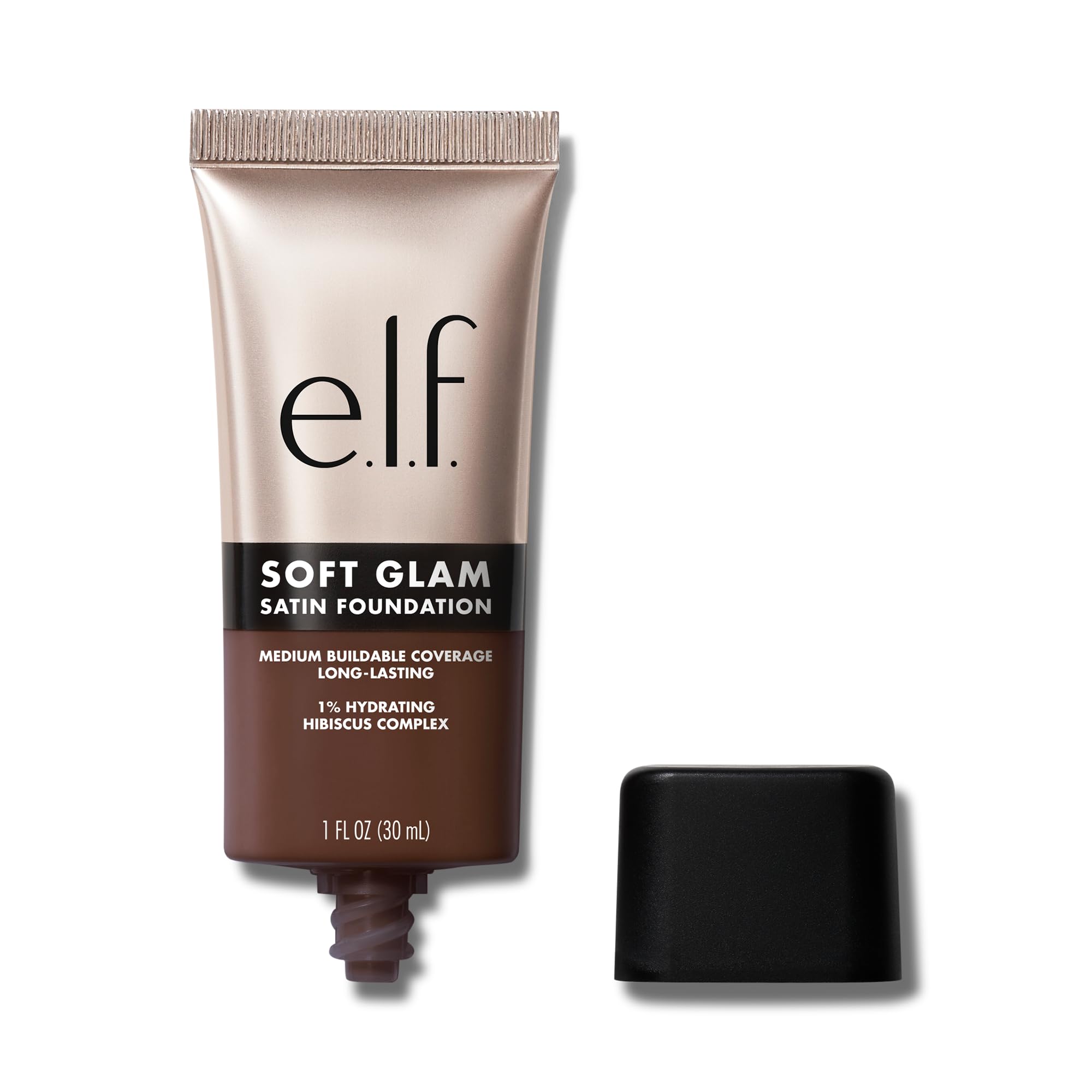 E.l.f. Soft Glam Foundation Medium Coverage Long-Lasting & Buildable Foundation For A Smooth Satin Finish Vegan & Cruelty-Free 60 Rich Cool