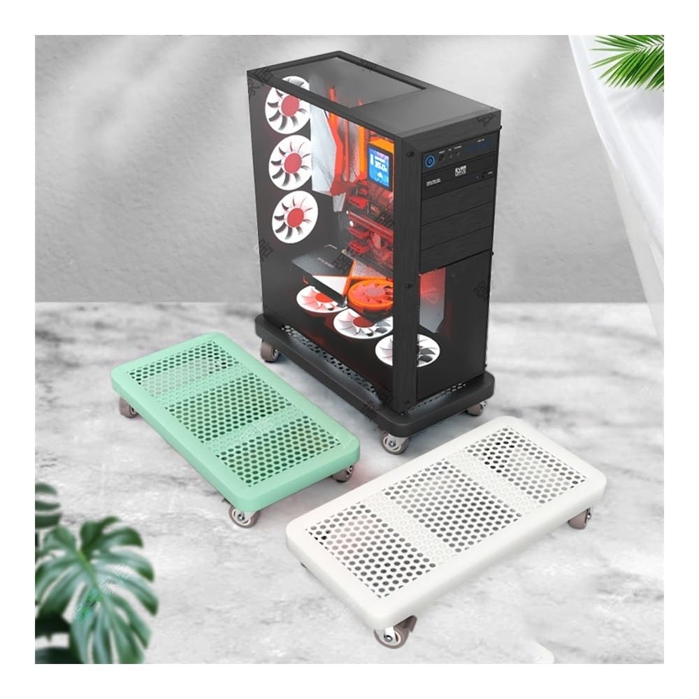 Supporto per Torre per Computer, Supporto per Torre PC Mobile, Supporto per CPU Mobile sotto la scrivania, Carrello Porta-CPU da Pavimento con Ruote bloccabili, per casa, scrivania