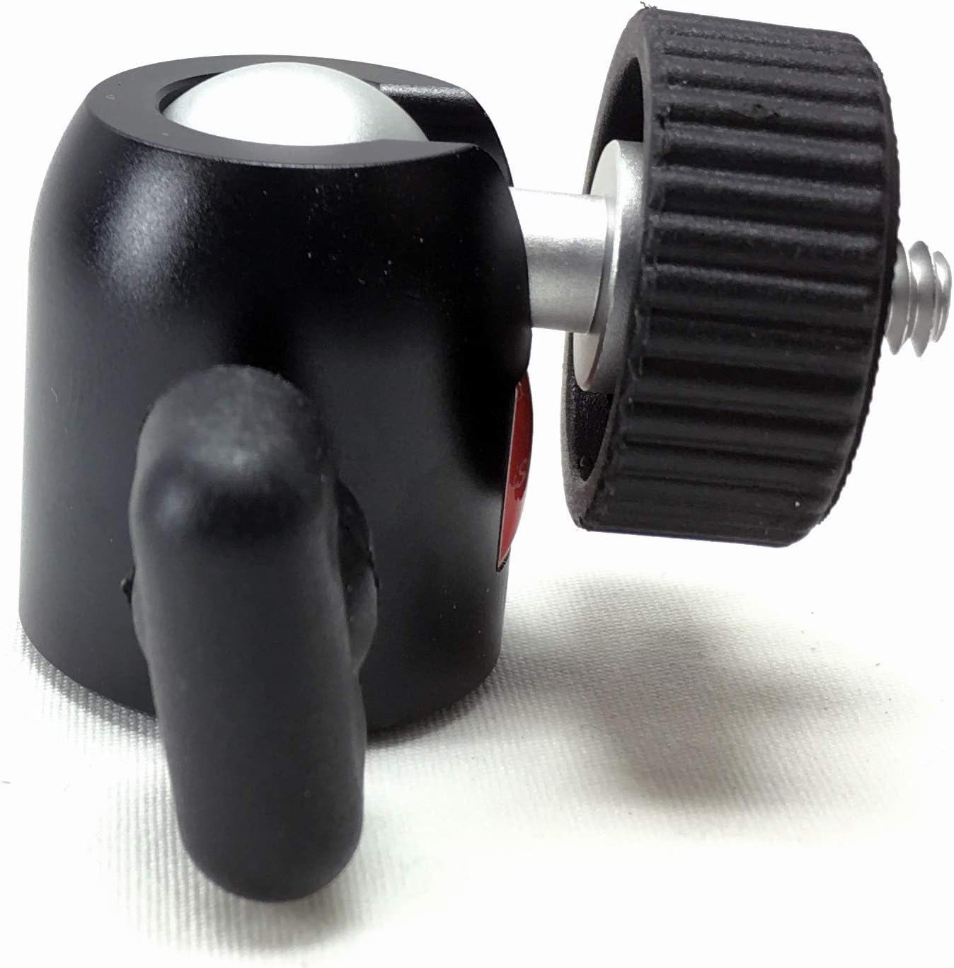 Microphone Music Stand Thread Screw Reducer Converter Adapter + 360° Locking Swivel Ball Head - 5/8 to 1/4 inch for Video Camera, iPhone Mount, iPad Mount, Digital Recorder, GoPro and more