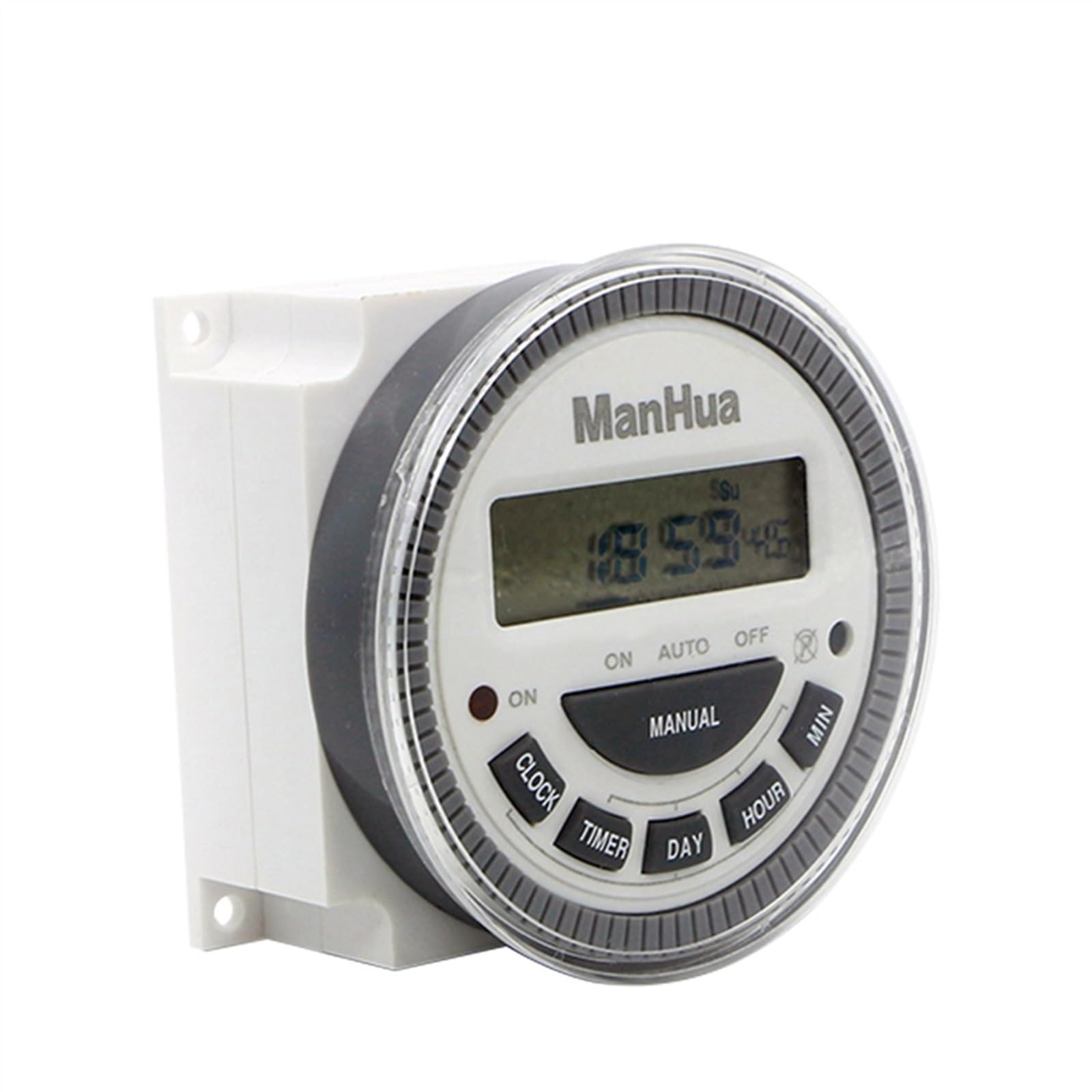 Interruptor temporizador Digital multiusos MT619 16A 30A con cubierta impermeable cableado fácil interruptor de tiempo programable de 7 días(16A 12VDC)