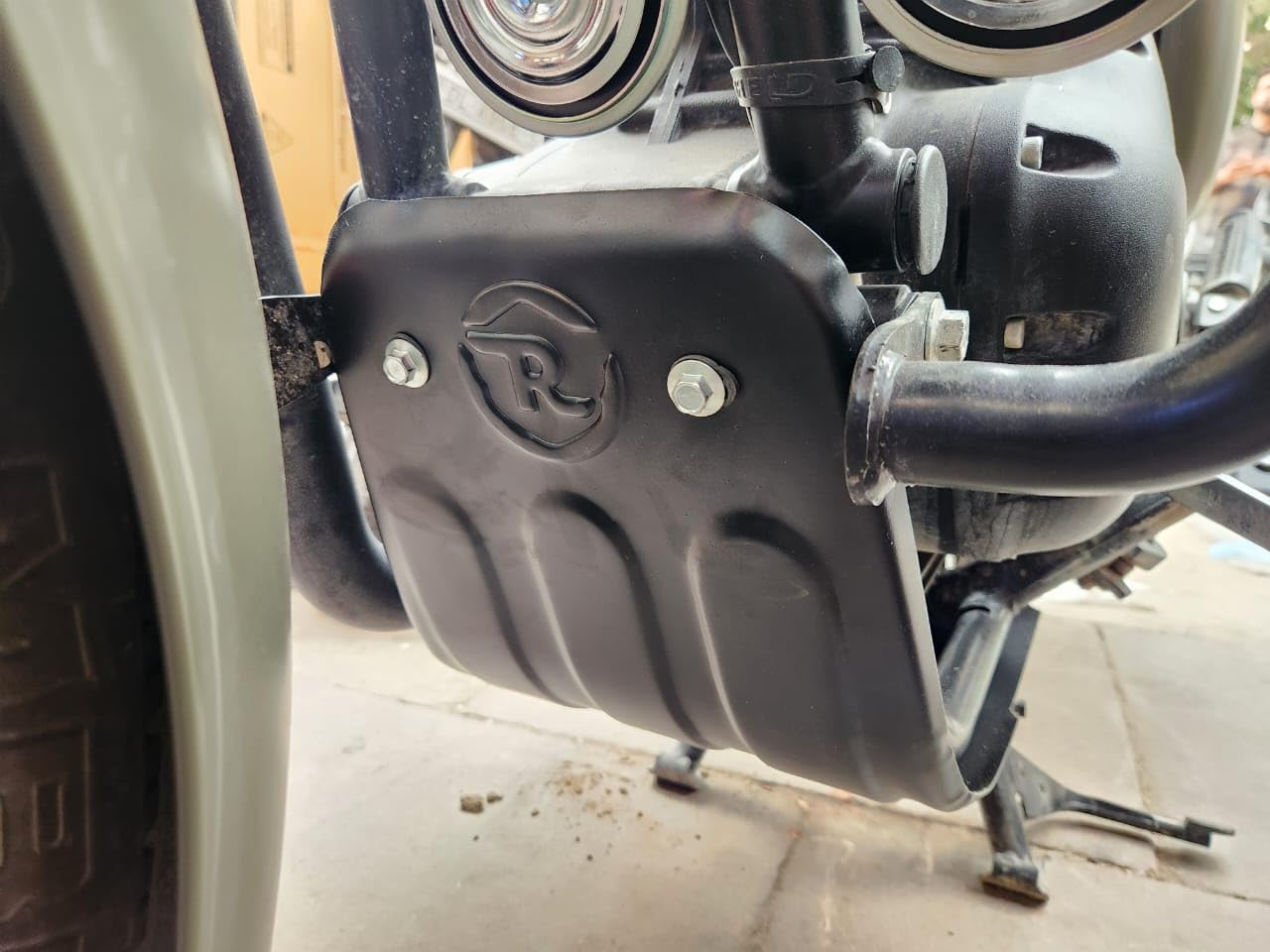 Sump Guard Engine Guard Compatible with Royal Enfield Classic Reborn 350 and Meteor 350-picture-28