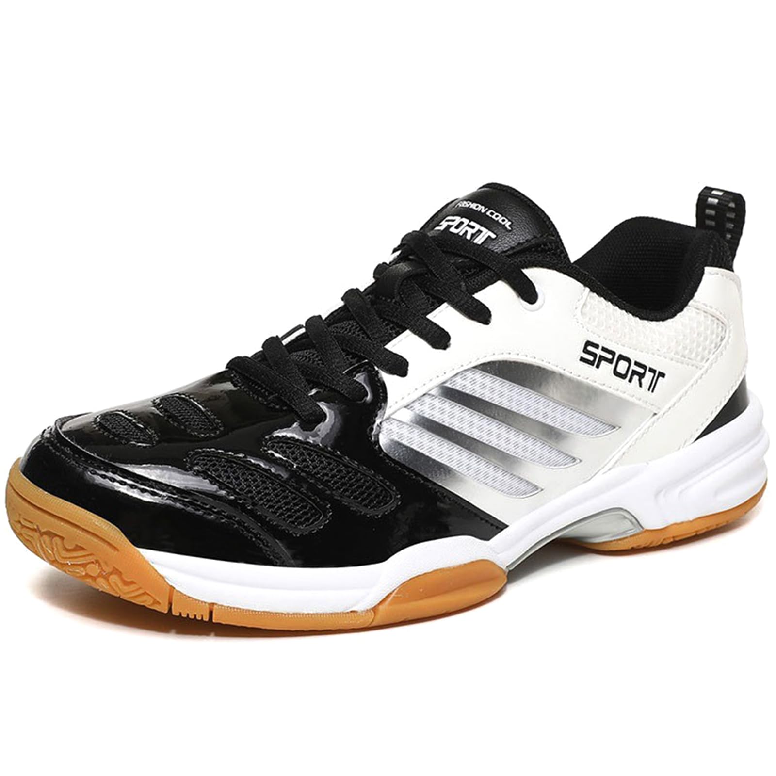 Chaussures Badminton et Tennis pour Hommes, Baskets de Pickleball, Chaussures Terrain d'intérieur décontractées pour Le Racquetball, Tennis Table, Squash, Volley-Ball