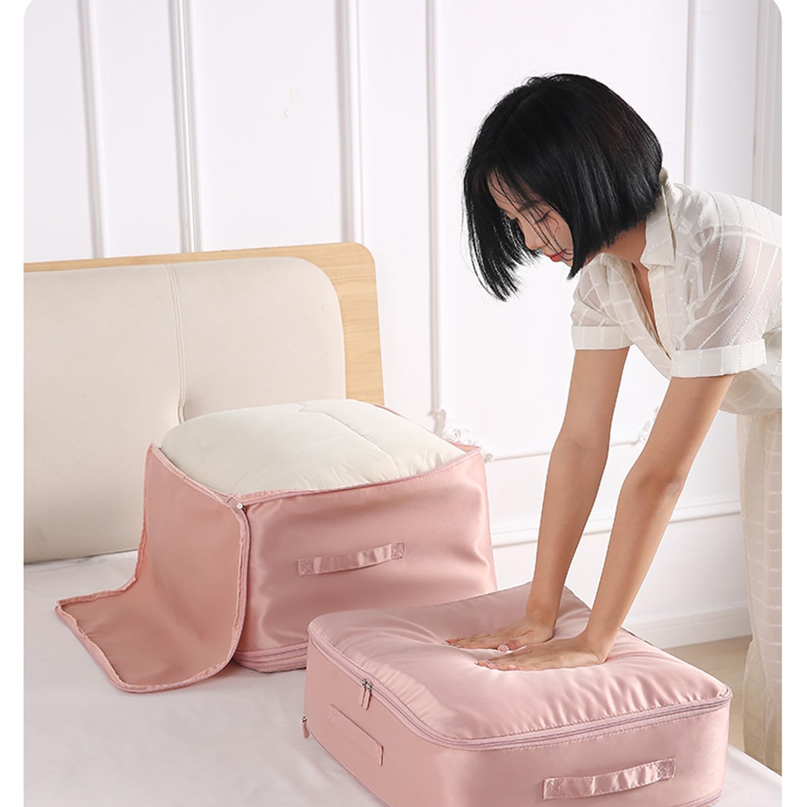 GENHH 2 Pièces Organisateur Auto Compression 54x42x30CM