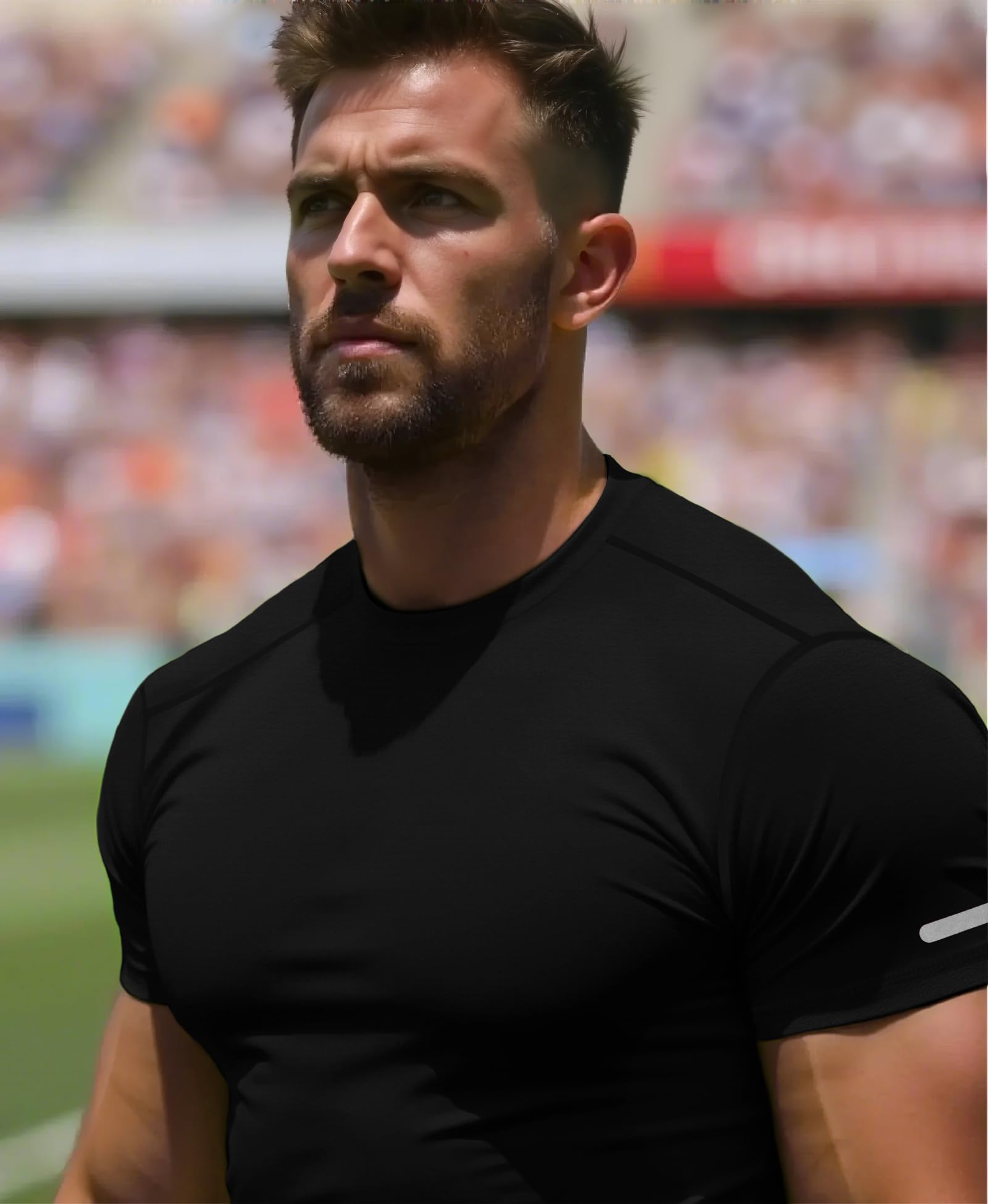 Camisetas de entrenamiento para hombre, absorbe la humedad, secado rápido, manga corta, gimnasio, rendimiento, camiseta deportiva