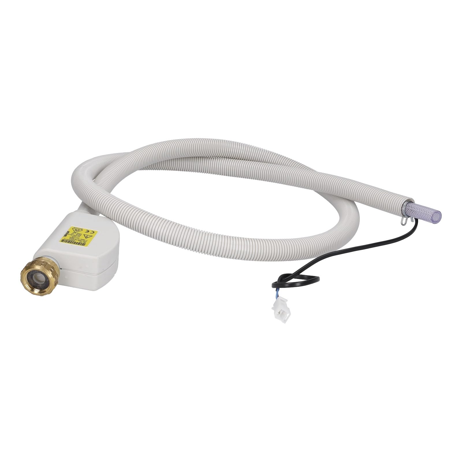 easyPART passend für Bitron/Elbi 0308293012 Zulaufschlauch Aquastop 1,8m | Miele 9480312, Gewerbe Geschirrspüler, Wasserstoppschlauch, Beige, Elektrischer Anschluss, Geräterückwand, Magnetventil