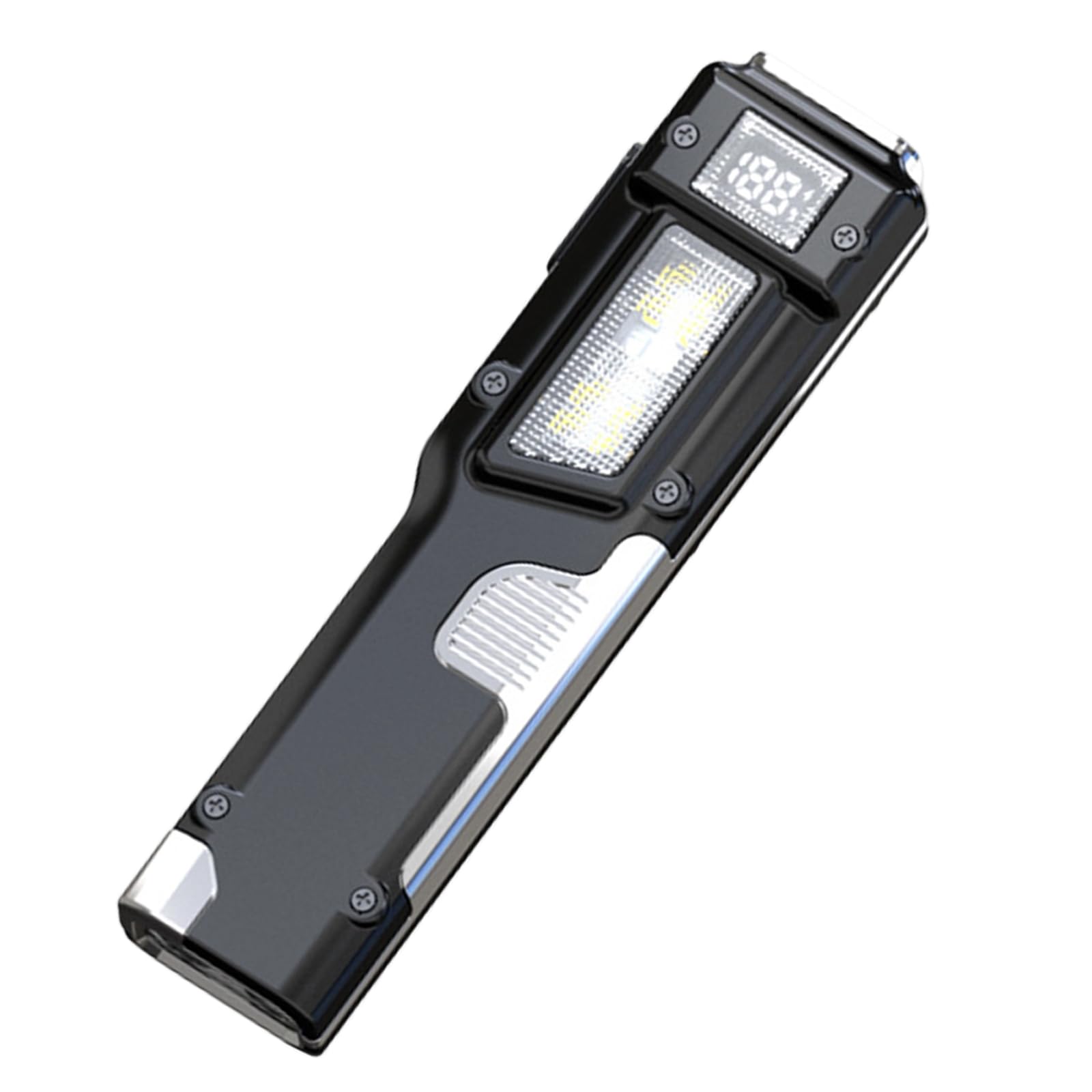 Kaeltsyn Rechargeable Flashlights Clip on LED Torch High Brightness Pocket Flashlight Adjustable Work Light for Camping Hiking Adjustable Work Light