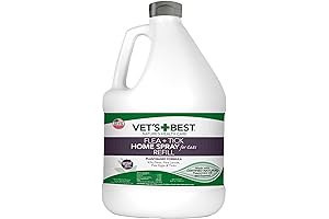 Vet's Best Flea and Tick Home Spray - Flea Treatment for Cats...