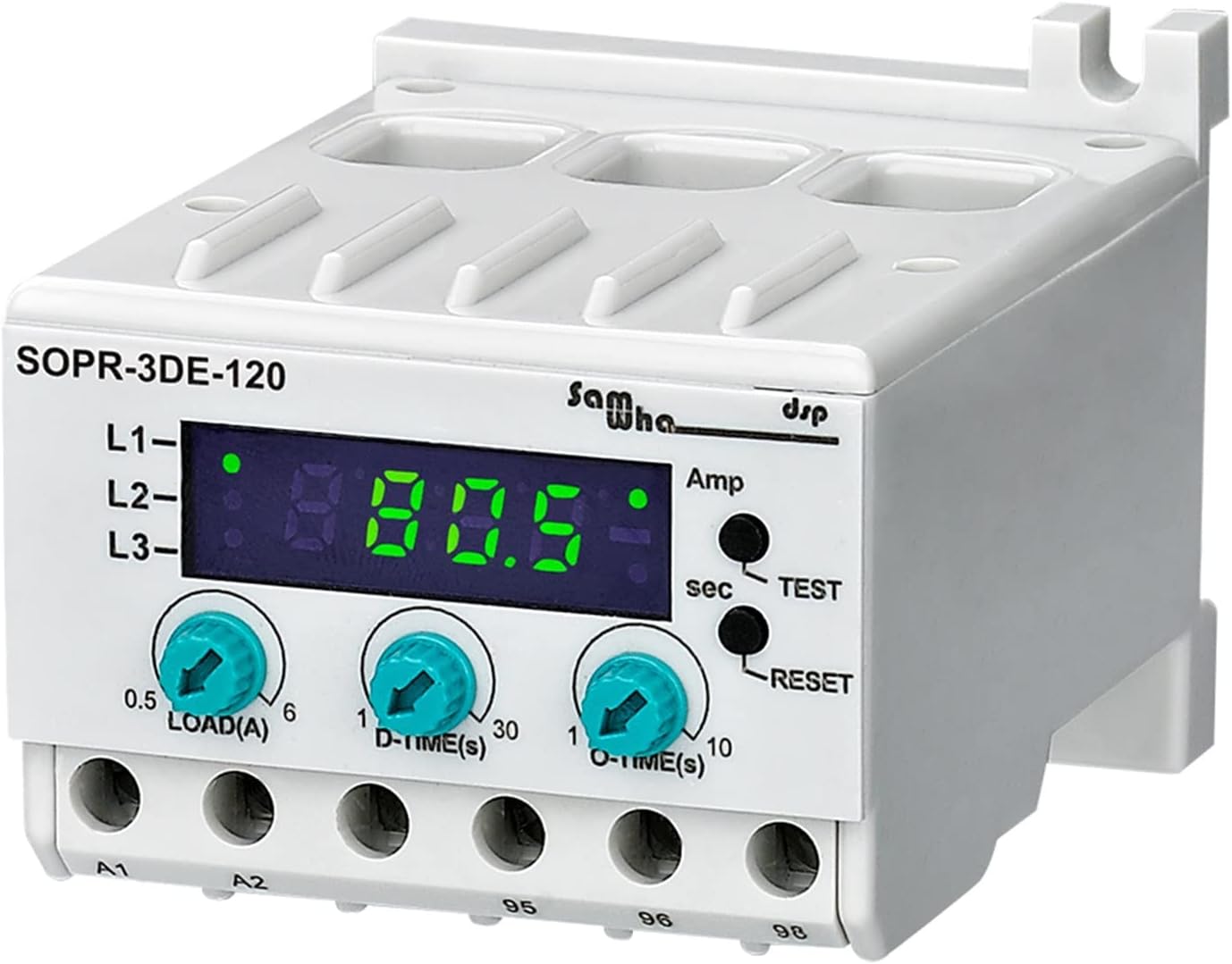 SOPR-3DE Digital Overload Relay Motor Protector Thermal(5-30A)