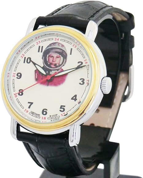soviétique Era Montre Bracelet modèle Gagarine Mouvement mécanique fabriqué  en CCCP : Amazon.fr: Montres