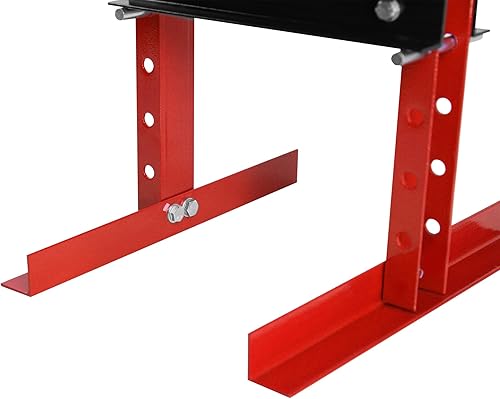 Miniatura 5 de FEELLE Prensa hidráulica para taller, prensa de taller ajustable de 6 toneladas con marco en H para garaje con placas, prensa de piso resistente,