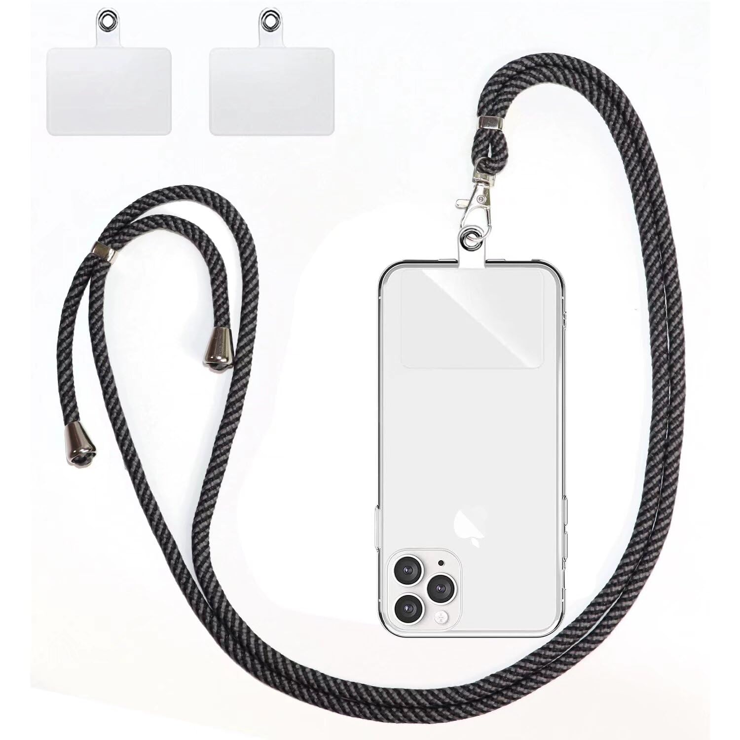 YAMCCCSE Custodia per Cellulare Girocollo per Realme 6 PRO Tracolla - Collana/Necklace Cordoncino,Practical Stylish Trasparente Silicone TPU Flessibile Antiurto Protettivo Cover