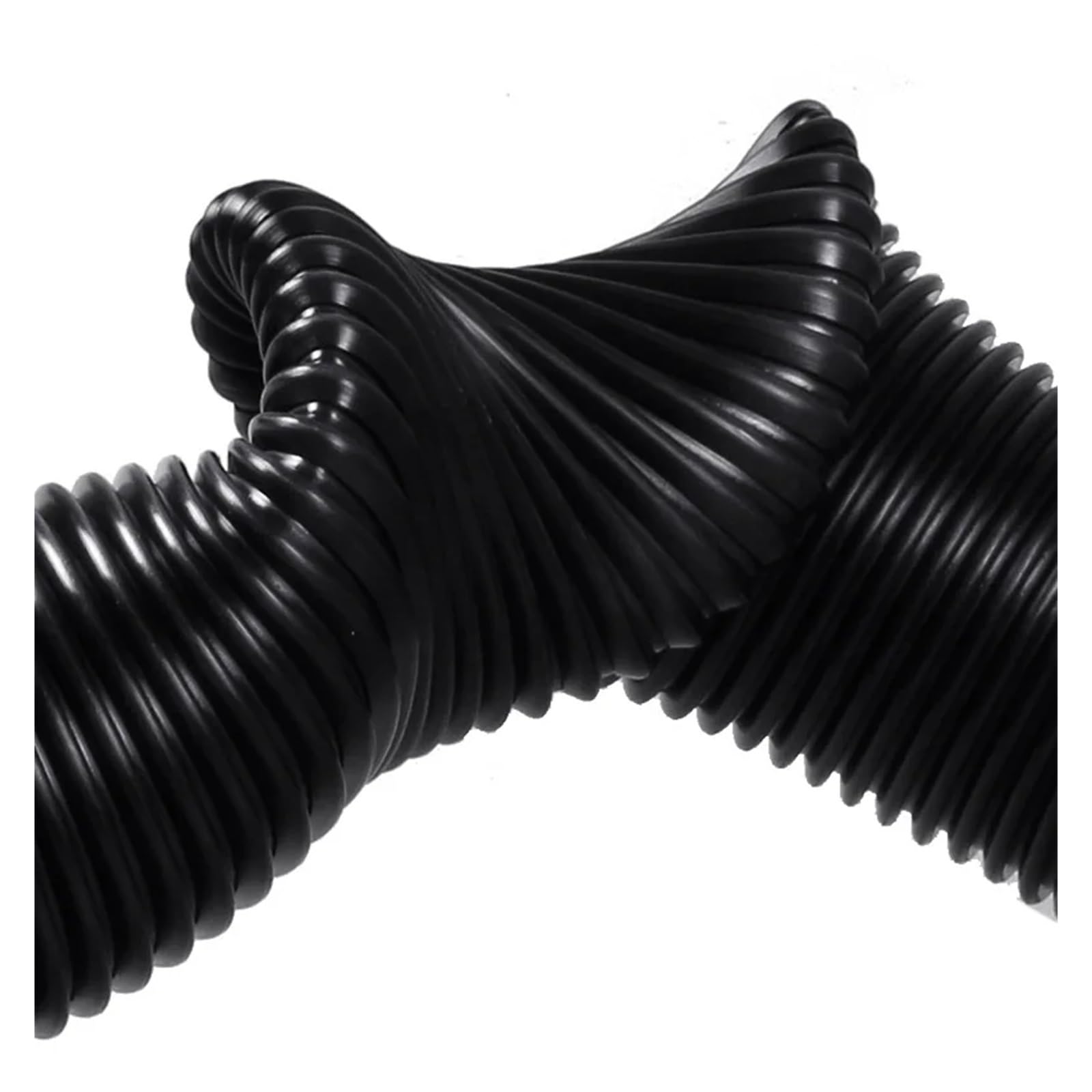 Tubo flessibile for aspirapolvere, cannucce, interno 38 mm, esterno 45 mm, tubi morbidi, soffietto, tubo for aspirapolvere, tubo morbido, accessori for aspirapolvere(Black-2 m)