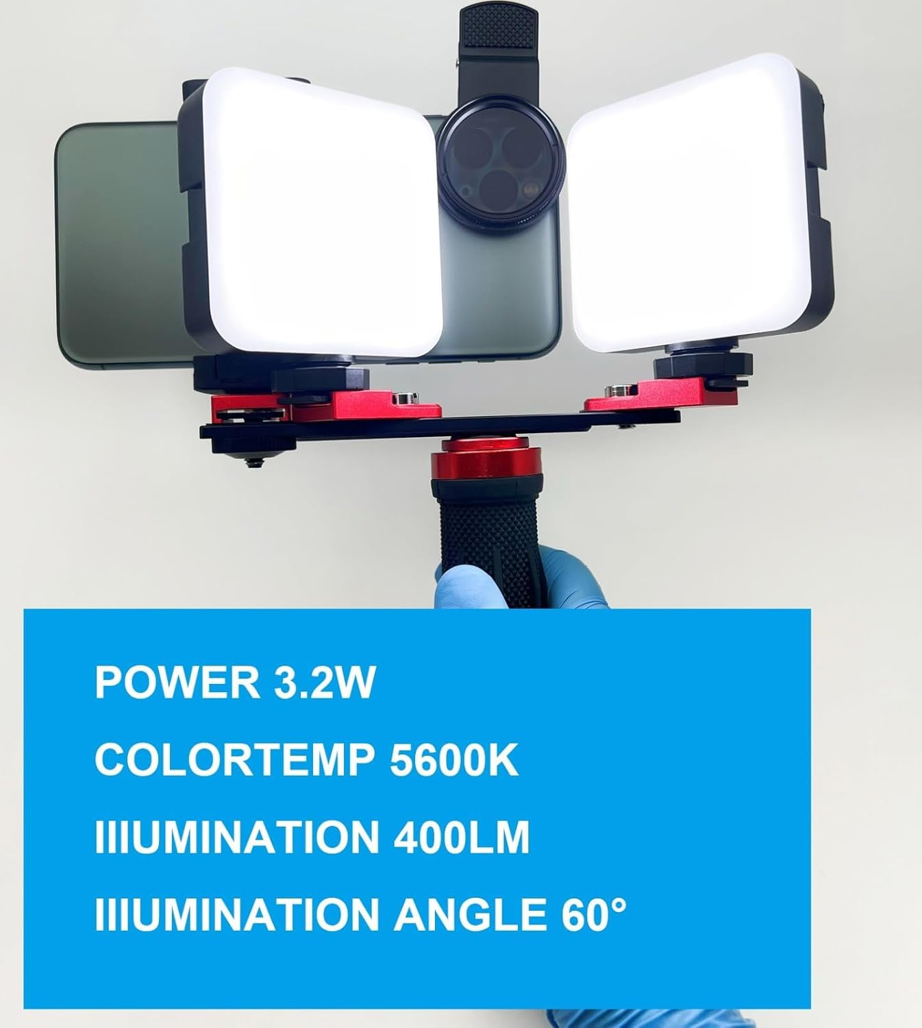 Équipement De Macrophotographie Intra-orale Lumière De Remplissage Buccal Complète Kit De Photographie De Lampe De Poche Dentaire pour La Prise De Photos Et De Vidéos