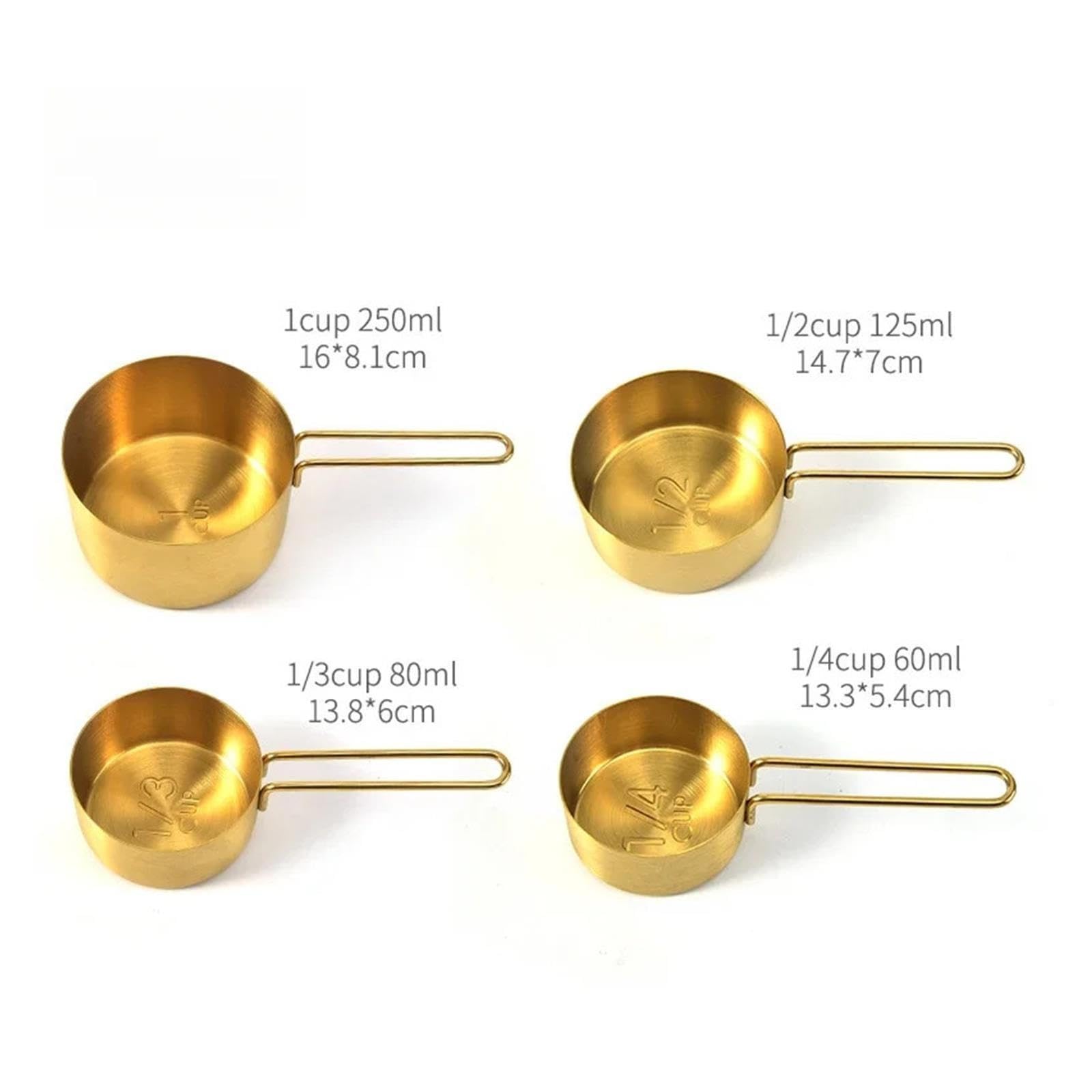 Set da 9 misurini e cucchiai dosatori, utensili da cucina impilabili