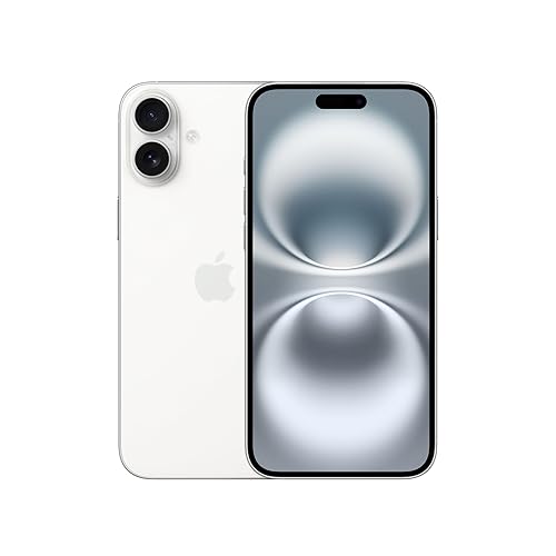Apple iPhone 16 Plus de 128 GB: Smartphone 5G con Control de Cámara, Chip A18 y un subidón en autonomía. Compatible con los AirPods; Blanco