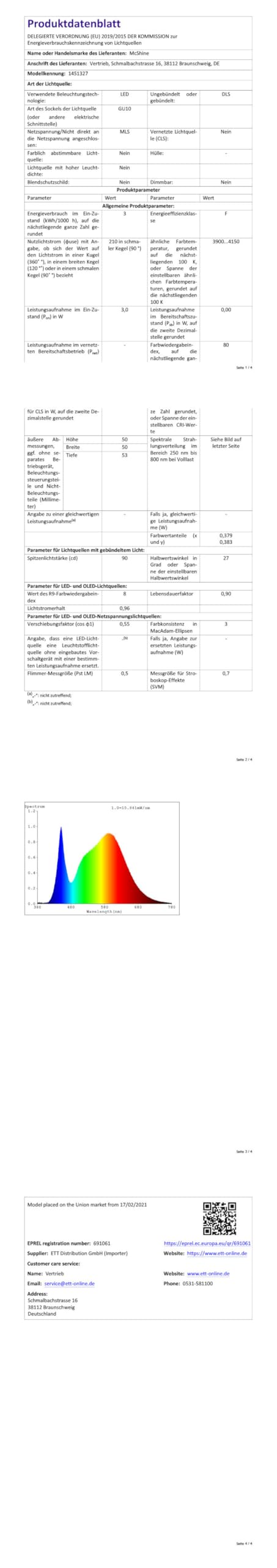 7 Stück LED Einbaustrahler Lotta 230V 3W COB Neutralweiß 4000K | IP20 | Weiß | Kompakte Einbauleuchte | Deckenspot für Wohnbereich