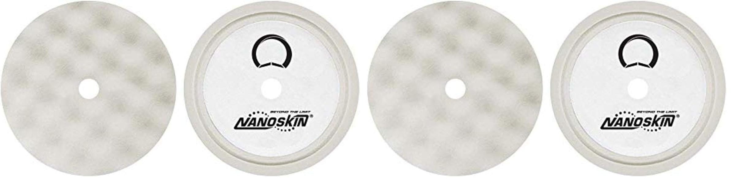 Nanoskin 8" Speedy Waffle Foam Buffing Pad - Removes Surface Defects on Cars, Trucks, RVs, Boats &amp; More | Recessed Loop Backing | Use with Rotary Polisher | Designed for Even Pressure Distribution