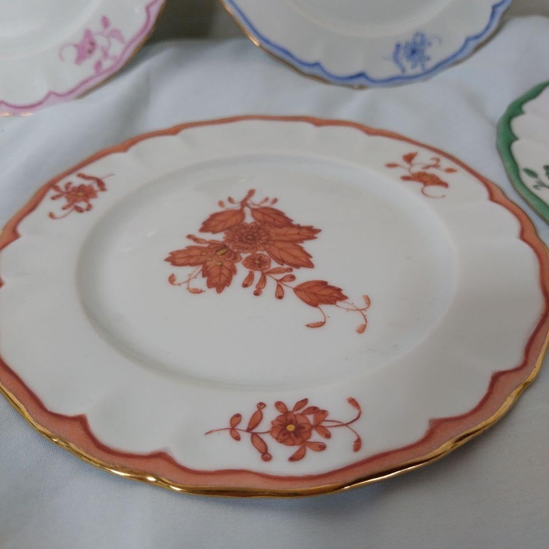 蔵出し【アンティーク】『LIMOGES』リモージュ ケーキ デザート皿 5枚 蔵出しアンティークLIMOGESリモージュ ケーキ デザート皿 5枚