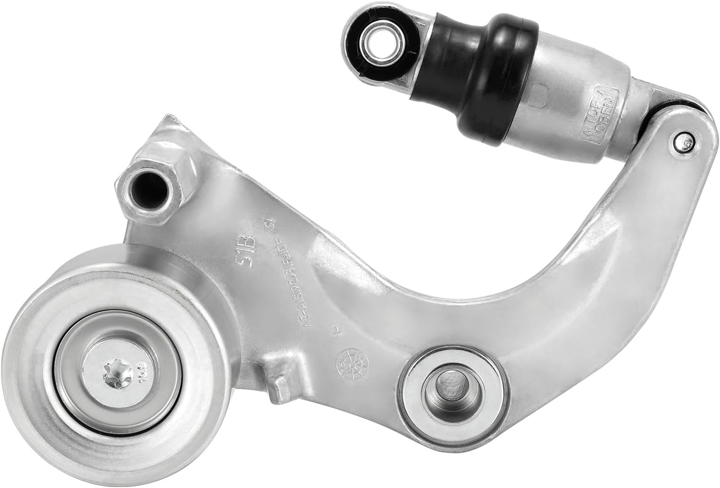 AULINK 31170RWK005 Belt Tensioner Assembly with Pulley (1.8L L4) For Honda Civic 2007 2008 2009 2010 2011 Replace# 31170RWK015 31170RWK025 31170RWK035 31170RZPG01 39077 419-380 534031610 89600