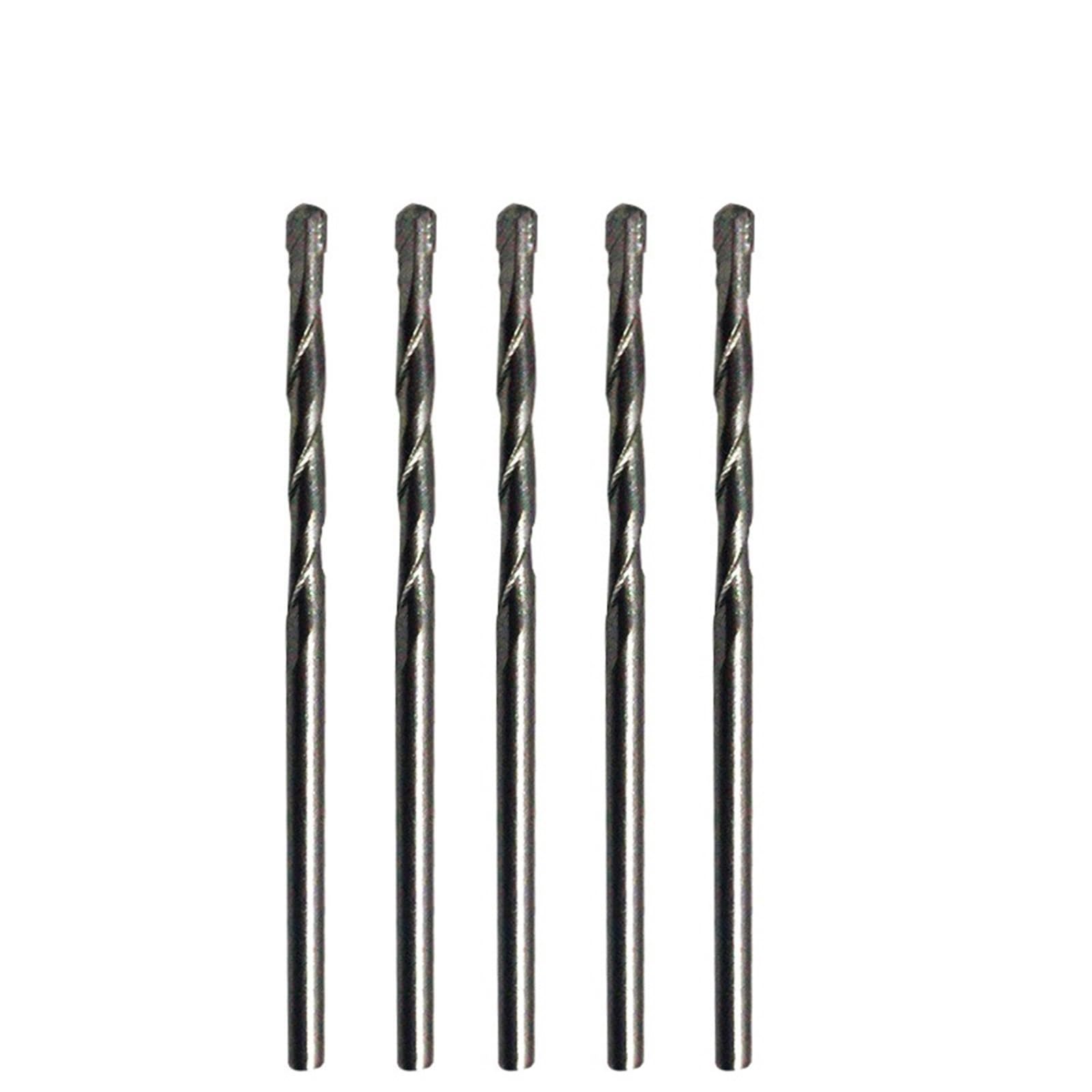 1/5Pcs Concrete Masonry Drill Bits Set 3/4/5/6/8/10/12/14/16mm Ceramic Tile Brick Cement Rock Carbide Tipped Drill Bit(4mm(5PCS))
