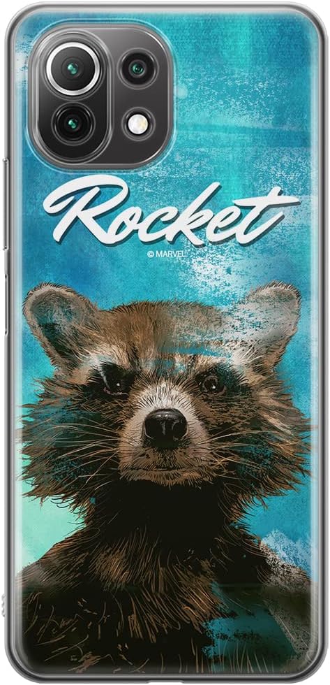 ERT GROUP Mobile Phone Case for Xiaomi 11 Lite 4G/5G Original and Officially Licensed Marvel Pattern Guardians of The Galaxy 015, TPU Case