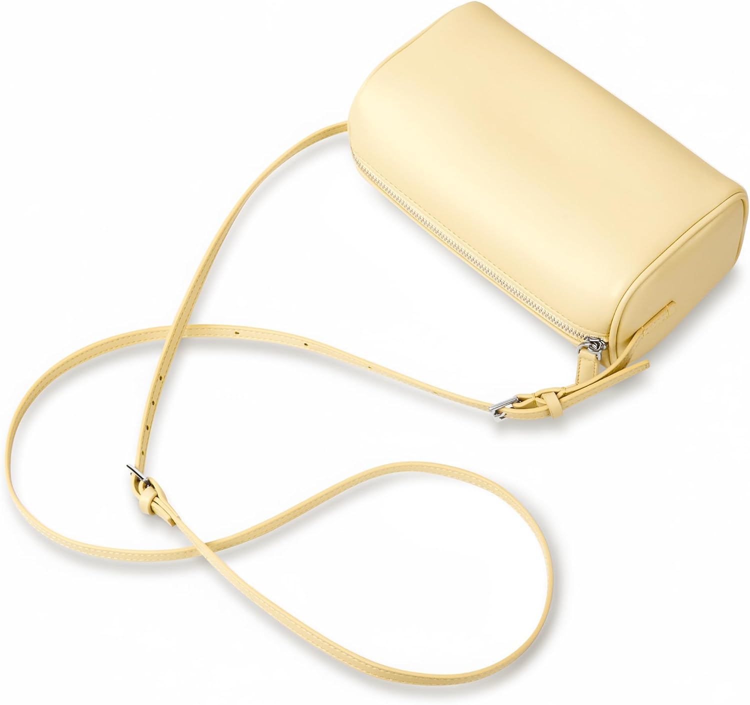 Hobo Crossbody Bags For Women,Vegan Leather Barrel Bag For Ladies,Designer Mini Pruse With Adjustable Strap - Image 4