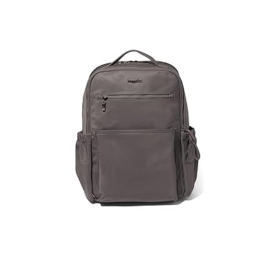 Baggallini Tribeca Expandable Laptop Backpack Backpack Bags Smoke Twill
