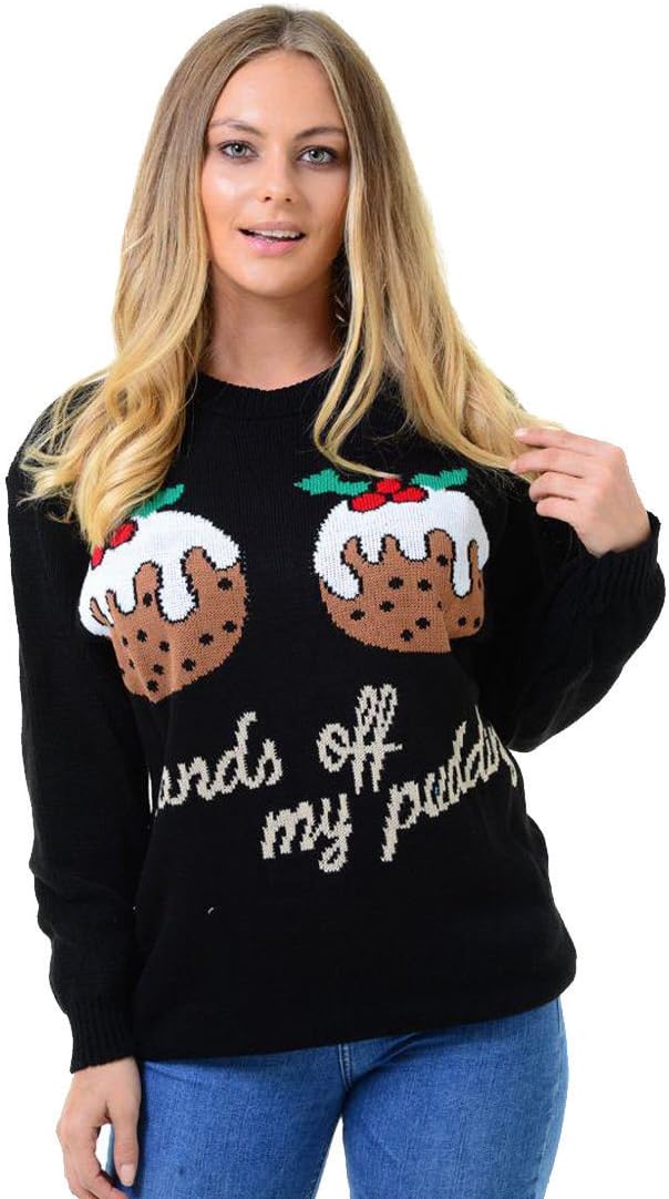 Hands of my puds Christmas jumper