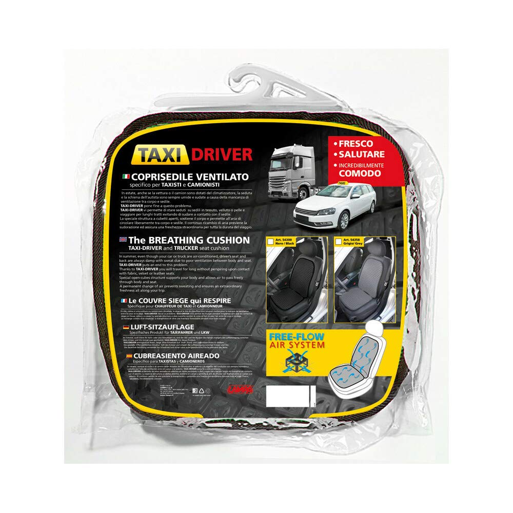 Lampa 54300 Taxi Driver Schienale ventilato Nero
