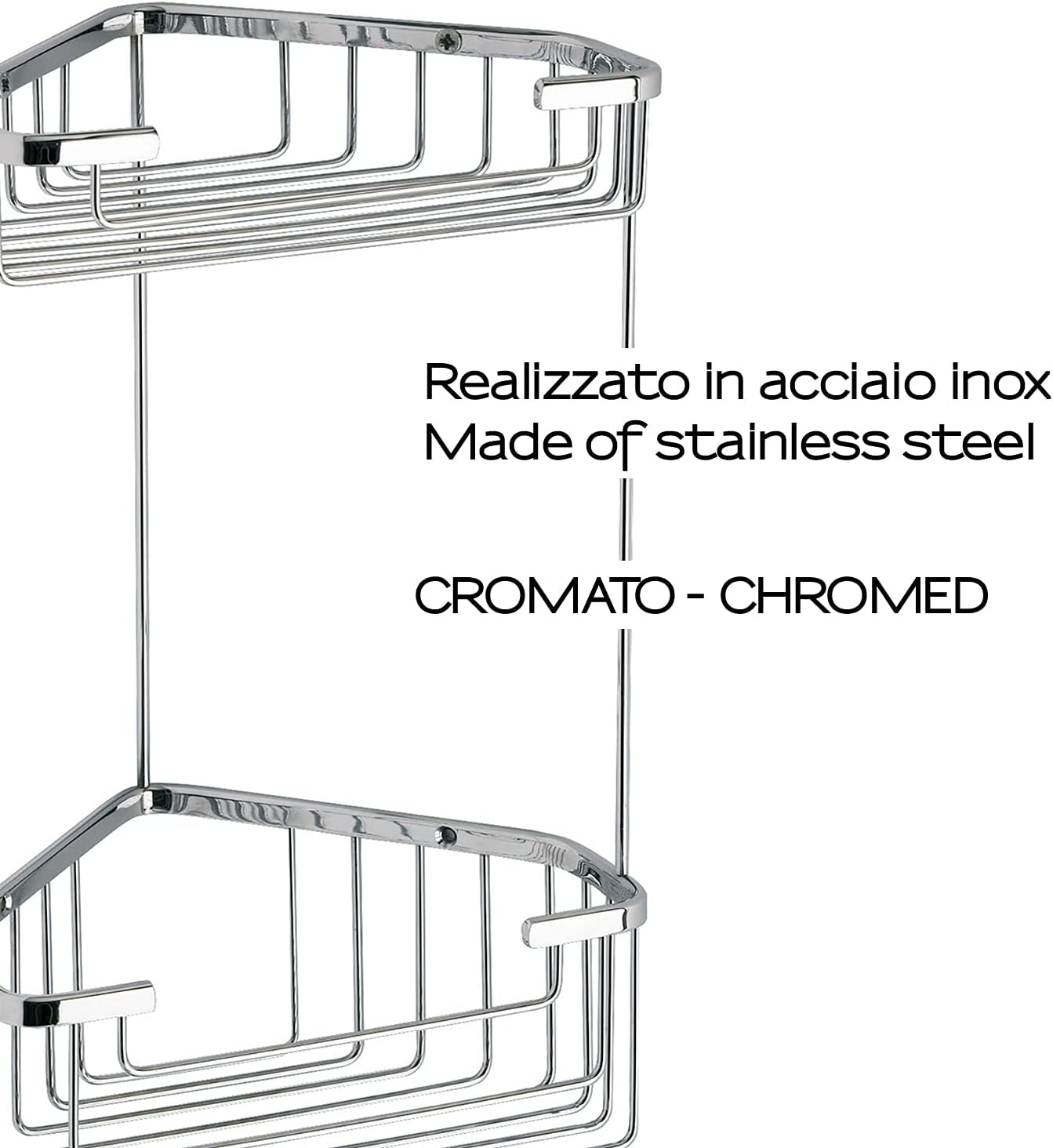 Suреr Brаndѕ Nameeks 2482-13 7.87-Inch Wire Corner Bathroom Shelf