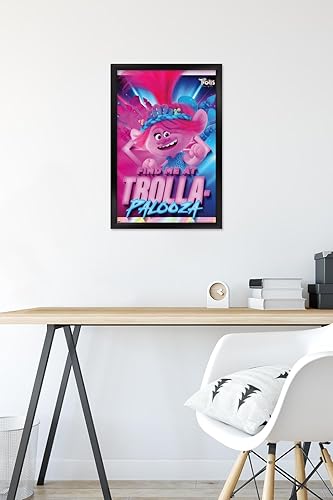 Miniatura 6 de Trends International Trolls Band Together - Póster de pared de amapola, 14.72 x 22.37 pulgadas, versión enmarcada en negro