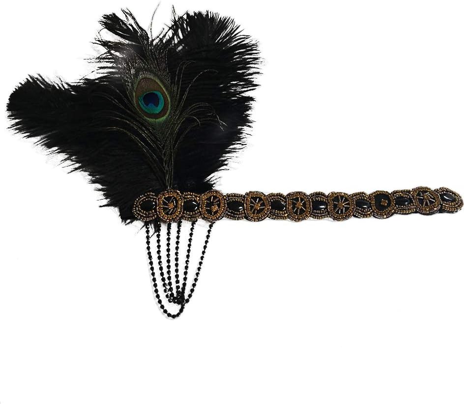 archetto flapper con piume