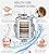 25-Stage Shower Filter, High Output Water Softener That Effectively Filters Out Chlorine and Fluoride From Shower Water, Relieves Dry, Itchy Skin, Dandruff and Eczema With 2 Replaceable Cartridges