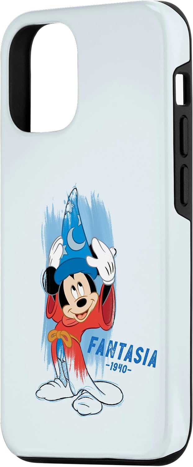 Disney Ink and Paint Sorcerer Mickey Mouse in Fantasia 1940 Case for iPhone 12/12 Pro