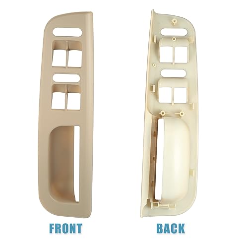 Miniatura 5 de X AUTOHAUX Interruptor de ventana de puerta Panel de bisel para Volkswagen Passat B5 Jetta Bora Golf MK4 1998-2004 3B1867171E Cubierta de control