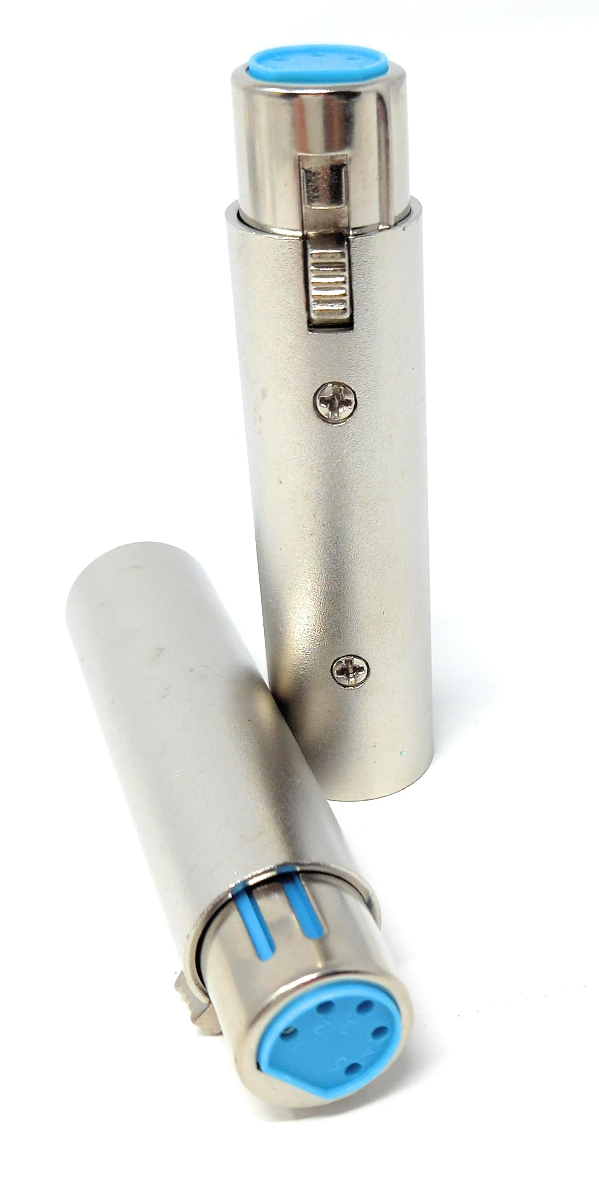 DRUT 2pcs. XLR 3-Pin Male to 5-Pin Female DMX Adapter - Audio, Video, Stage Light Converter, Joiner, Extender - Image 3
