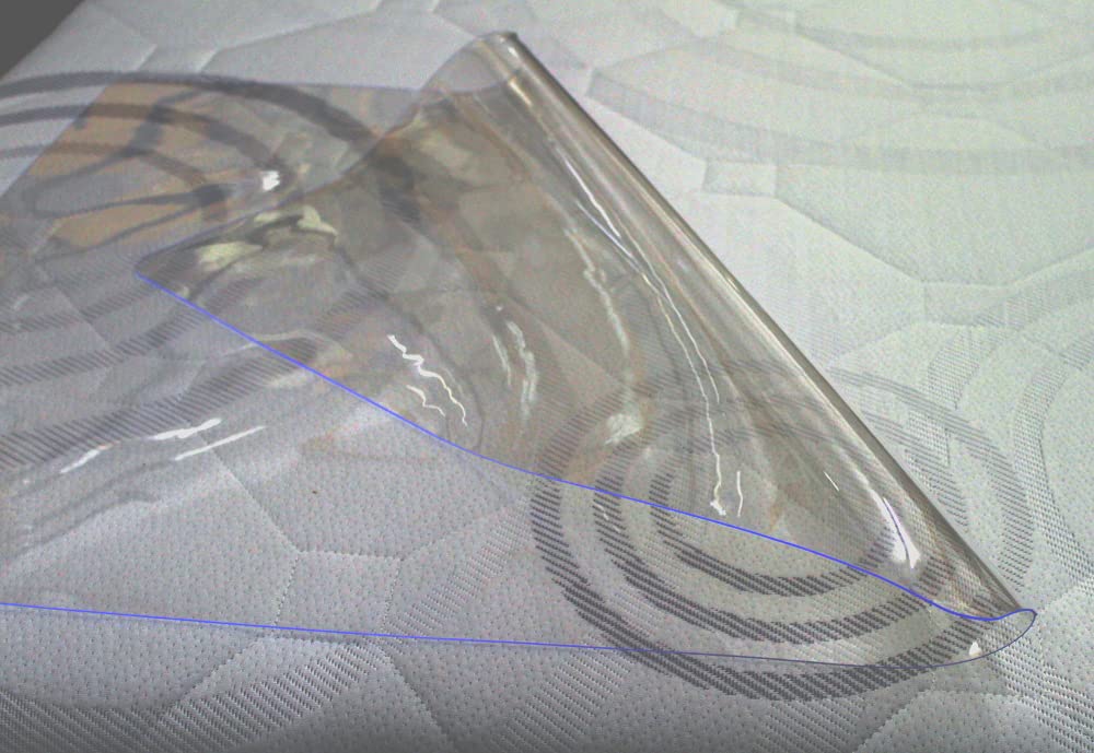 Wasserdichte Schutzauflage PVC Transparent - Für Friseurstühle & Kosmetikliegen