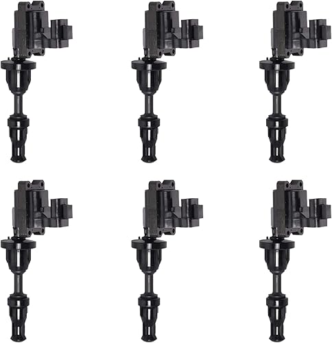 ENA Juego de 6 bobinas de encendido compatibles con Nissan Infiniti 300ZX J30 1990 1991 1992 1993 1994 1995 1996 1997 3.0L V6 repuesto para UF132
