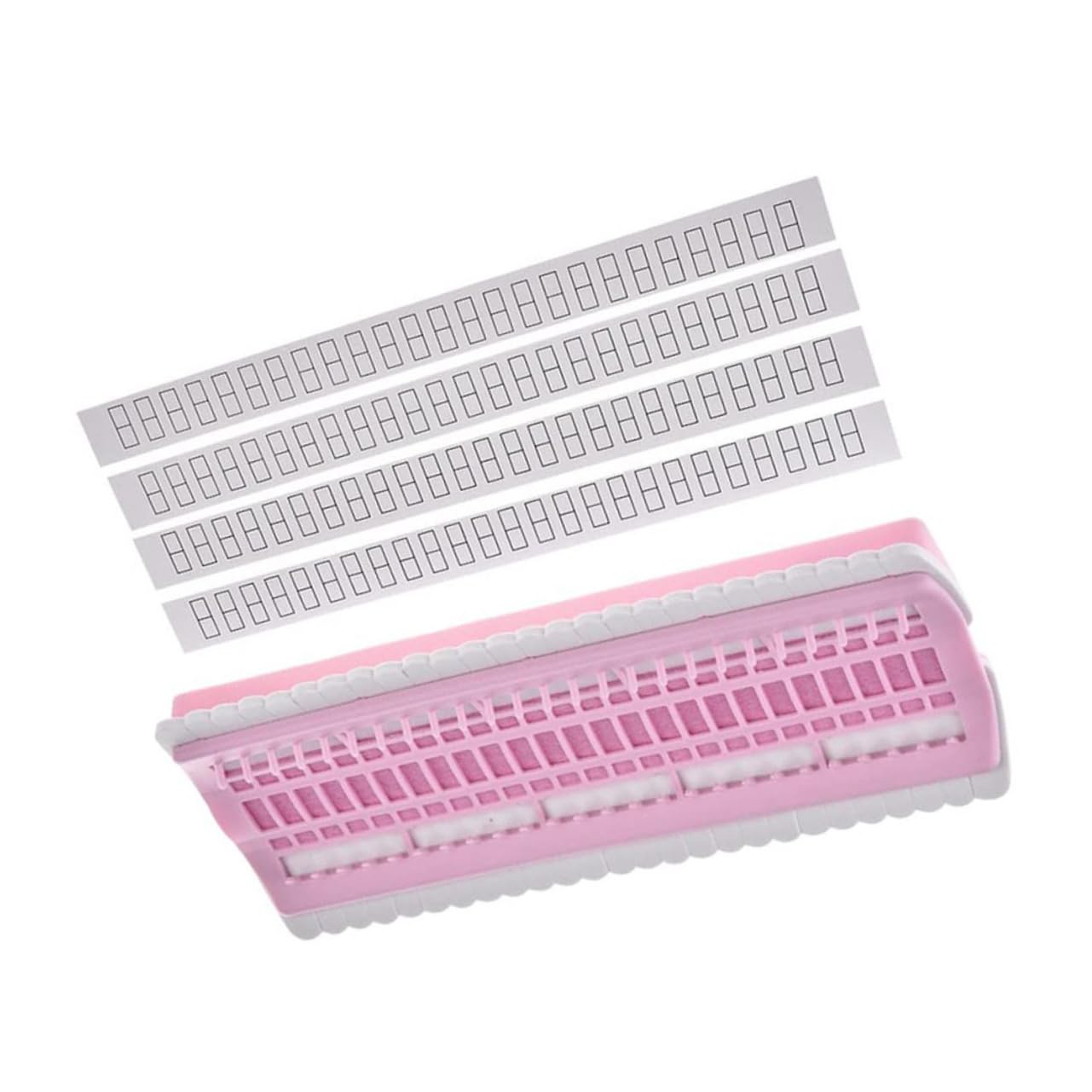 KONTONTY Mini Needle Holder 50 Thread Cards Cross Stitch Floss Organizer for Thread Project