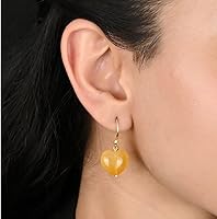 Vista 96 de Gempires Natural Heart Crystals Earring, Heart Gemstone, Energy Healing Crystals, Birthday, Gift for Her, Gemstone Jewelry Yaxaite