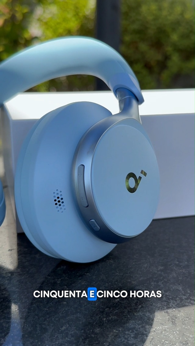 soundcore Space One da Anker, Fone de Ouvido Bluetooth 5.3 com ANC