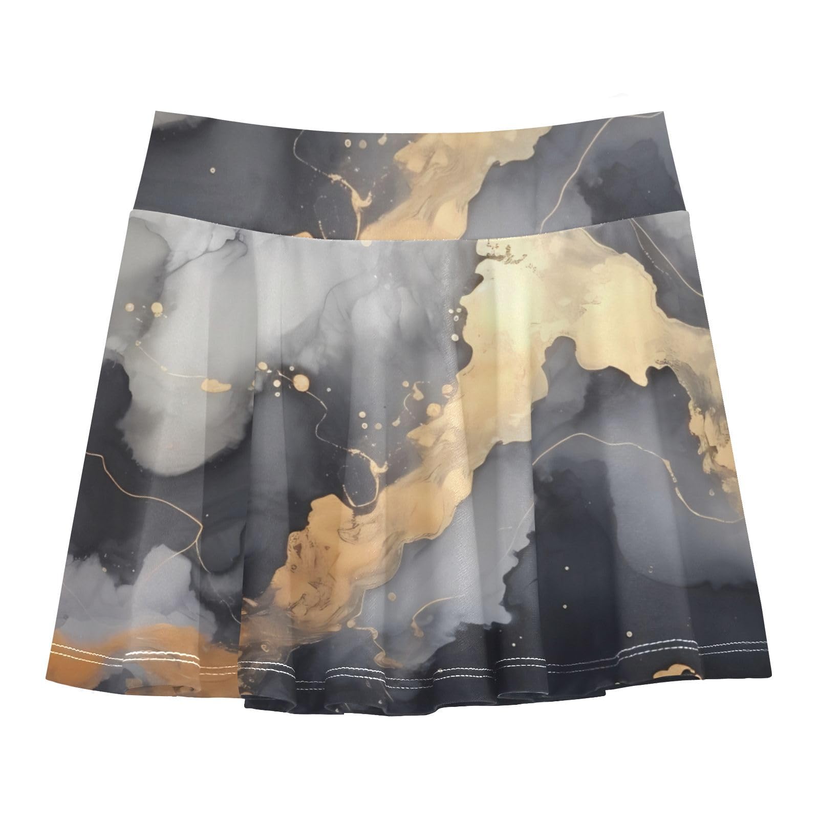 UMIRIKO Marble Print Girls Skorts Golf Skirt Active Tennis Skort Athletic Skirt 11-12Y 21341486