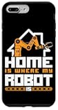 iPhone 7 Plus/8 Plus Robot Robotics Engineer Vintage Home Is Where My Robots Is Case