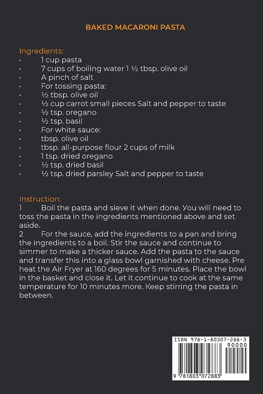 Air Fryer Cookbook: Yummy Air-Fryer Recipes for Quick and Easy Meals to help you improve your body's health