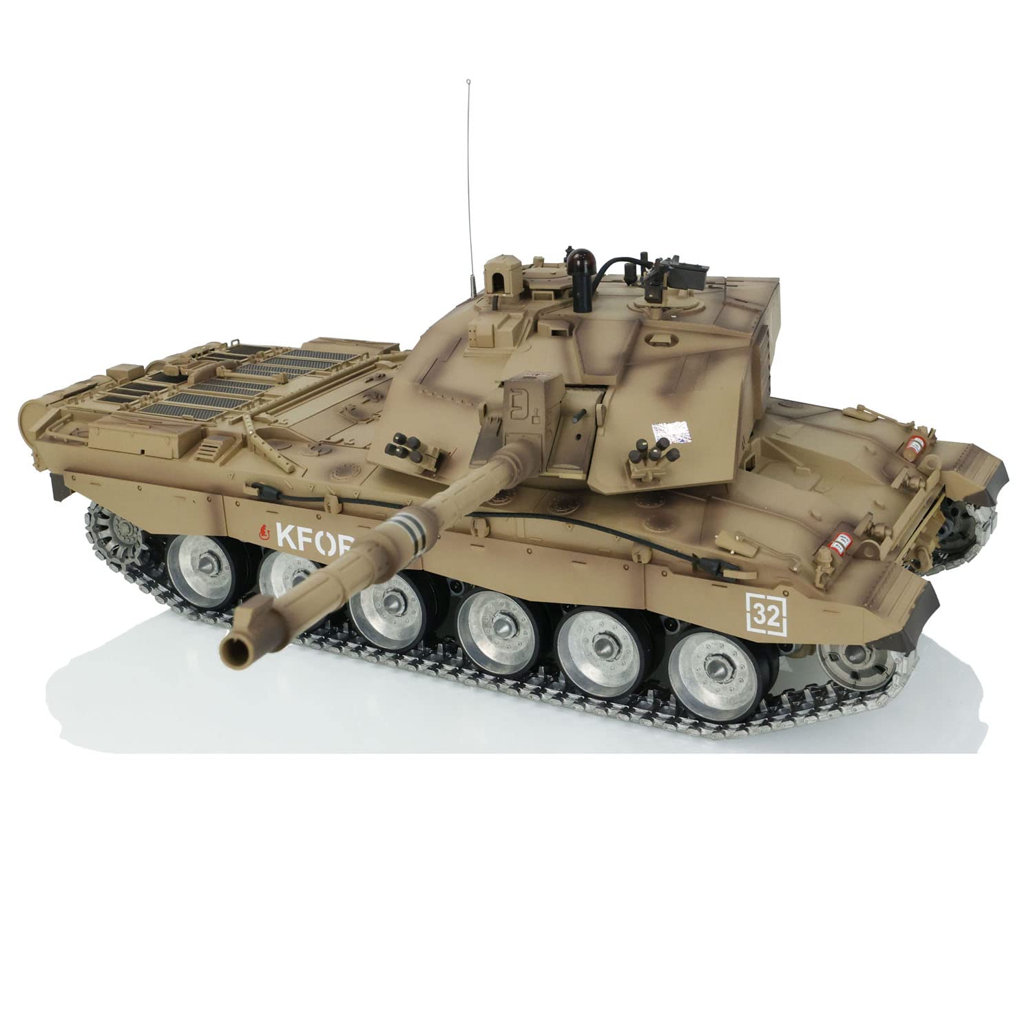 Toucan RC Hobby Pro Ver HL 1/16 7.0 Challenger II RC Panzer 3908 Metallschienen W/Gummis BB Airsoft that Shooting BB Bullets