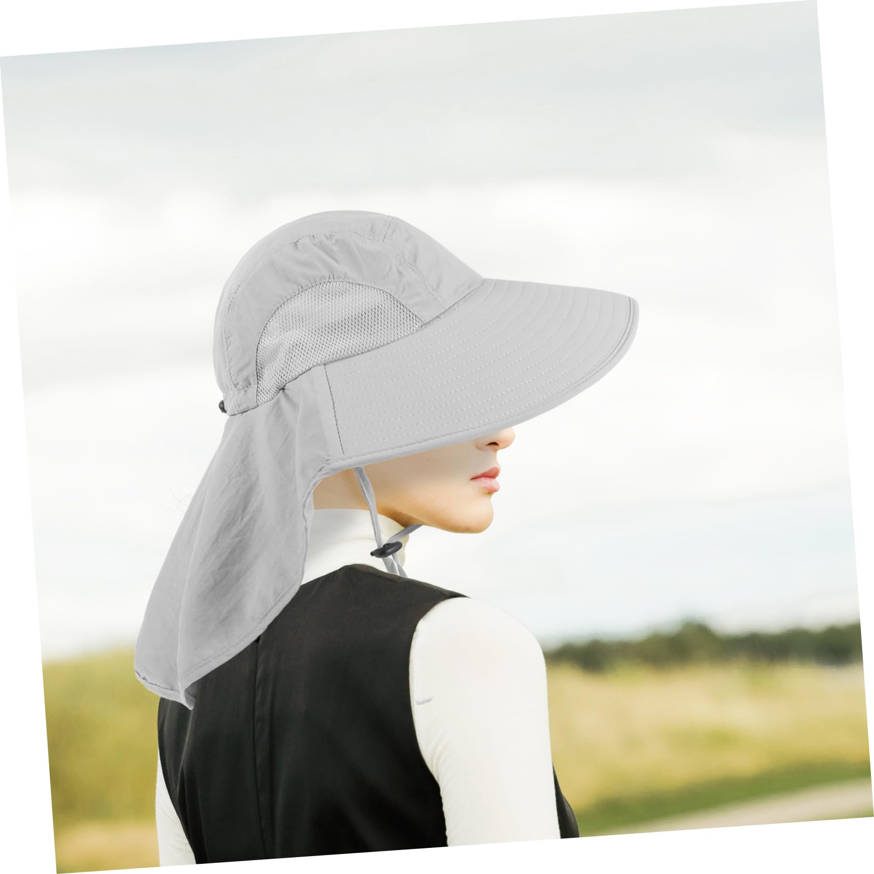 BESPORTBLE 2Pcs Cappello Pescatore Cappelli Trekking Per Uomo Protezione Solare Cappelli Boonie Cappelli UV Protezione Solare Cappello Trekking Cappello Pesca Pieghevole Berretto