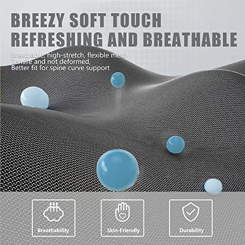 Dowinx Gaming Chair Fabric With Pocket Spring Cushion, Massage Game Chair Cloth With Headrest, Ergonomic Computer Chair With Footrest 290Lbs, Black #TOP4