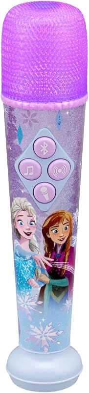 Micrófono de karaoke Disney Frozen para niños, micrófono Bluetooth, divertidos juguetes Frozen