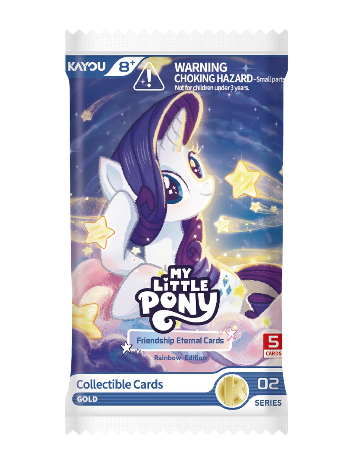 Kayou, My Little Pony – Friendship Eternal Cards – Rainbow Edition, 002B Foil-Display (20 Booster Packs), Sammelkarten für Kinder und Erwachsene, Alter 8+, EN-Version, Sprachneutral